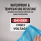 Avery High Voltage Labels, Waterproof, UV Resistant, Preprinted, 3.5" x 5", 8 Warning Decal Labels